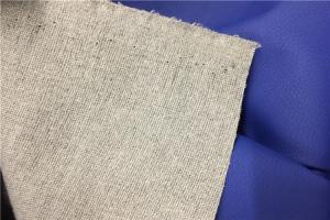 Wholesale Blue 0.75 Mm Sofa Leather Fabric Handfeeling For Car And Home Furnishing from china suppliers