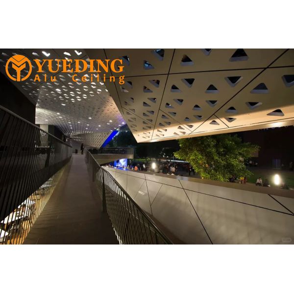 High-end ceiling curtain wall aluminum plate artistic style popular style