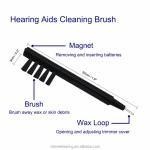 50mm Hearing Aid Brush Cleaning Tool With Wax Loop Magnet