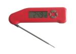 Red Color Instant Read Digital Food Thermometer Waterproof With Backlight LDT -
