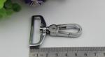 High end quality nickel & gunmetal color 38 mm snap hook bag with polishing