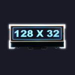 Most popular small lcd display128x32 Dots Drive IC ST7920 Capacitive Graphic LCD
