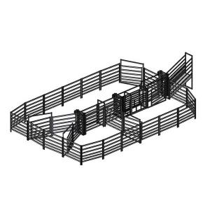 Wholesale 1.6mm Round Galvanized Livestock Fencing 42mm 32mm OD from china suppliers