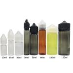 Childproof PET E Liquid Bottles Screen Printed for E Cig Liquids