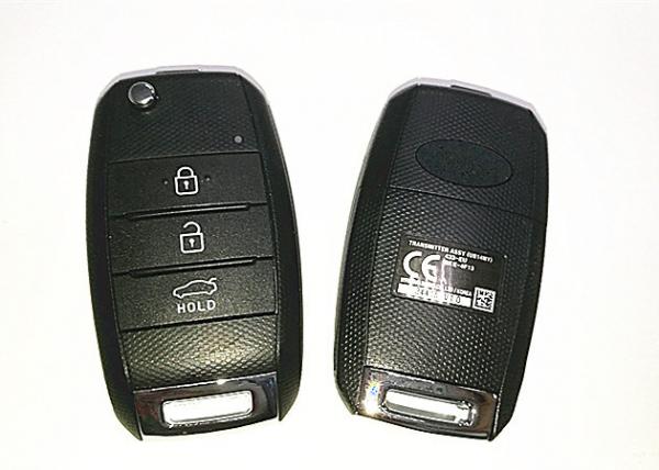 Quality Plastic Material KIA Remote Key RKE-4F13 / 3 BUTTON Flip Key Car Remote for sale