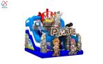 Factory Commercial Inflatable Pirate Bouncy House With Slide Inflatable Castle