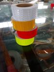 Outdoor Prism Emergency Vehicle Red And Silver Reflective Tape For Cars PVC High