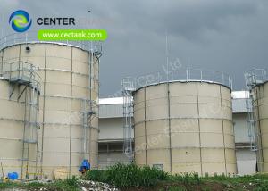 Wholesale Glass Lined Steel Liquid Storage Tanks With AWWA D103 / EN ISO28765 Standard from china suppliers