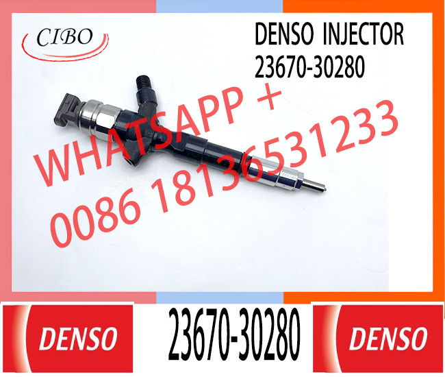 Diesel Fuel Common Rail Injector 23670-39310 23670-30280 095000-7781 Injector Assy 2KD-FTV For Toyota Hilux 2.5d