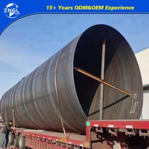 Wholesale Q195/Q215/Q235/Q345 Spiral Welded Steel Pipe Helical Black Steel Tube LSAW Carbon Steel Tube from china suppliers