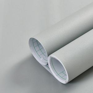 Wholesale Solid Color Matte Gray Self-Adhesive PVC Film - Peel And Stick For Furniture Surface from china suppliers