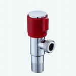 1/2-Inch Chromed Wall Mounted Toilet Water Stop 90 Degree Round Handle Quick