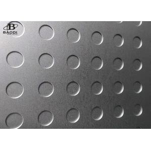 Buy cheap Carbon Steel Decorative Round Hole Pattern Perforated Metal Mesh from wholesalers