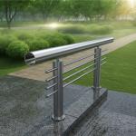 Weather-Resistant Stainless Steel Handrails for Public Parks