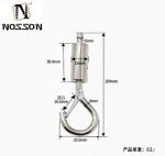 OEM Customized 4.6mm-12mm Wire Rope Lock Head Pendant Light Panel Light Pendant