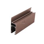Track Sliding Aluminum Window Extrusion Profiles T8 PVDF Finish