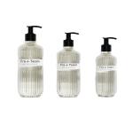 High end personal care PETG lotion bottle set is suitable for hotel/salon scenes