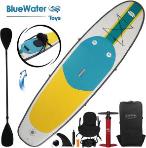 Wholesale Yellow Green 3 Fin 10'X32''X6'' Inflatable Surf Boards from china suppliers