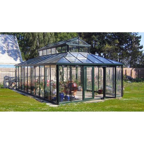 Aluminum Alloy Material Frame Free Standing Sunroom Green House for Office
