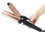 Portable DIY Hair Curling Iron 3 Barrel Wand 210C Temperature