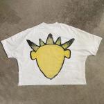 100% Cotton or Custom Fabric Men's Luxury Mock Neck T Shirt with Needle