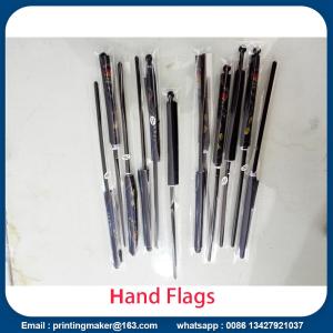 Wholesale Custom Hand Waving Flags with Solid Flagpole from china suppliers