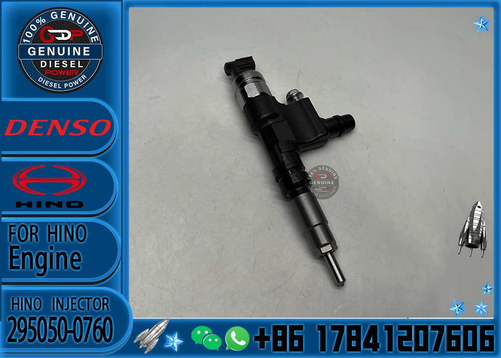 diesel engine fuel system common rail fuel injector 295050-0760 23670-E0380