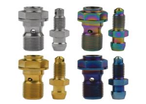 Wholesale Blue Color CoatingCNC Titanium Parts Bolts And Nuts High Strength Anti - Corrosion from china suppliers