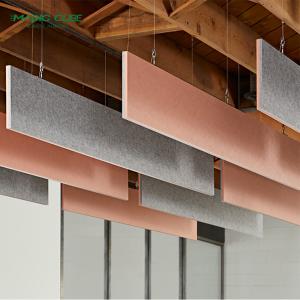 Wholesale PET Felt Easy To Attach Ceiling Acoustic Panel Impact Resistant Customizable from china suppliers