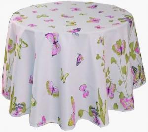 Wholesale Round Printed Polyester Table Cloth Banquet Polyester Table Cloth from china suppliers