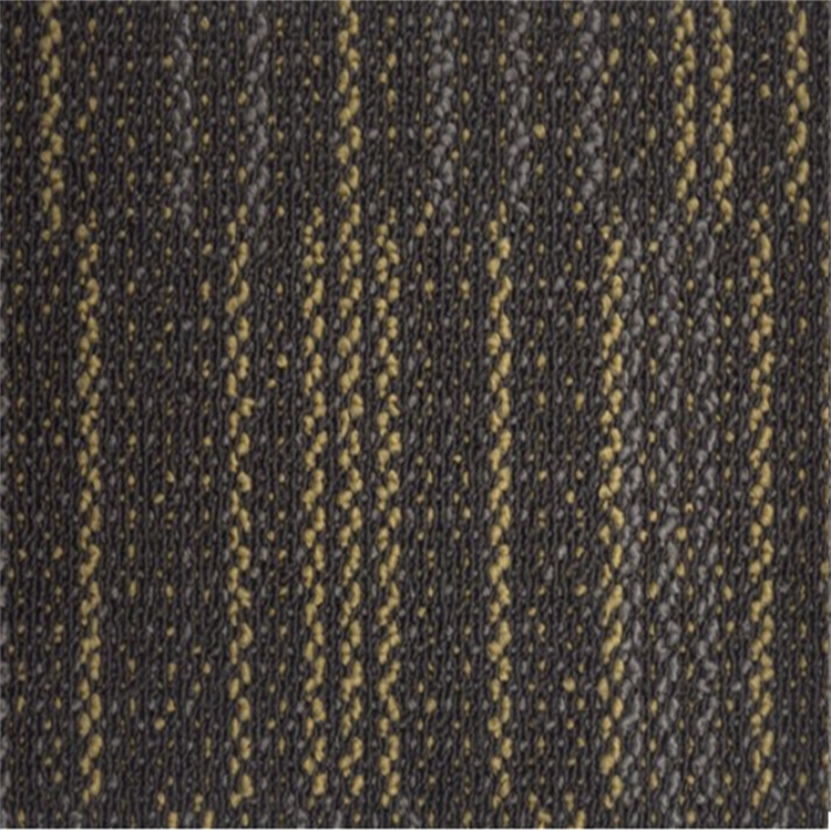 Shaggy machine woven PP carpet tiles for office