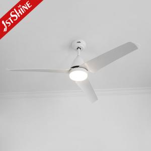 China 5 Speed 35W Modern 52 Inch Ceiling Fan With Light Remote Control on sale