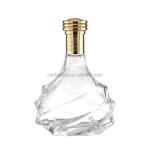700ml 750ml 1000ml Customized Empty Brandy Glass Bottle Body Material Super