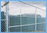 9 Gauge Aluminum Coated Steel Chain Link Fence Privacy Fabric for Commercial