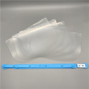 Wholesale Blue Bracket Reusable Face Shield CE Certificate For Public Area Protection from china suppliers