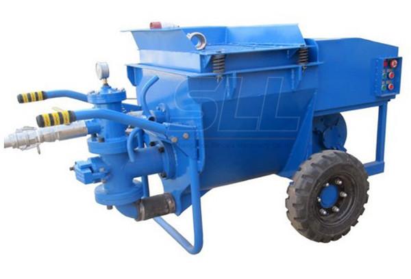 145 Mm Piston Stroke Mortar Plastering Pump , High Efficiency Mortar Spraying