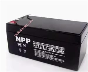 Wholesale NP12-3.3 12V 3.3Ah Vrla Battery Maintenance-free Battery New original Power Store from china suppliers