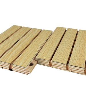 Wholesale Fireproof Groove Sound Proof Wooden Acoustic Decorative Wall Panels from china suppliers