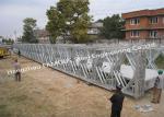 UK Standard Assembled Temporary Pedestrian Steel Bailey Bridge Public Transporta