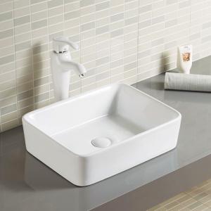Wholesale Decorated Rectangular Vessel Sink And Washbasins European Ceramic Basin from china suppliers