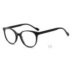 Exquisite Fashion Round Acetate Frame Glasses Optical Spectacles Woodgrain