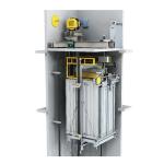 SS Hairline High Speed Passenger Elevator 8 To 15 People VVVF Hydraulic