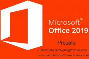 Wholesale Presale Microsoft Office 2019 Retail Box 100% Online Activation from china suppliers