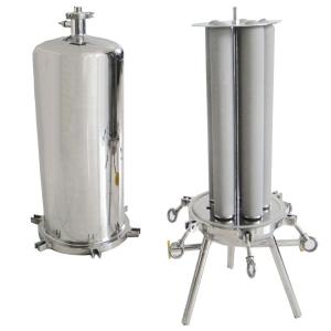 Wholesale Straincr Design Pressure 1.0Mpa Cartridges Filter Housing for Food Beverage Industry from china suppliers