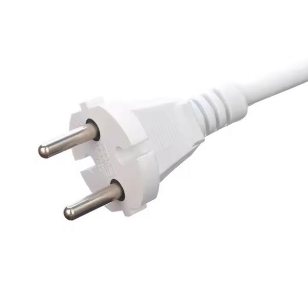 Quality Factory Direct VDE 10A Quality Power Cords Extension Cords White 2 Pin Plugs & Sockets For Home Appliances Power for sale