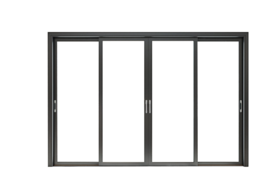 Engineered Commercial Aluminum Window Soundproof Waterproof Durable Netting