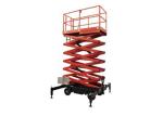 Mobile Traction Scissor Lift Platform SJY(I) Mobile Scissors Lift Capacity 500kg