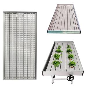 Wholesale 100kg To 500kg Greenhouse Rolling Benches 4x8 Flood And Drain Table from china suppliers