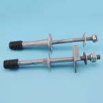 Long Shark / Short Shark Forged steel Crossarm Insulator Pin with Nylon thread