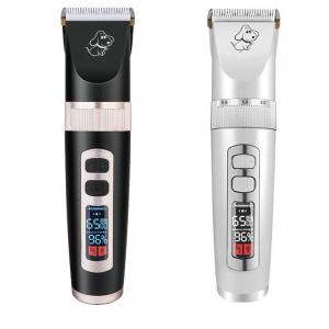 China LCD Screen Professional Rechargeable Pet Trimmer Three Gear Speed For All Kind Hair on sale